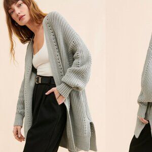 Free People Nightingale cardigan Grey XL